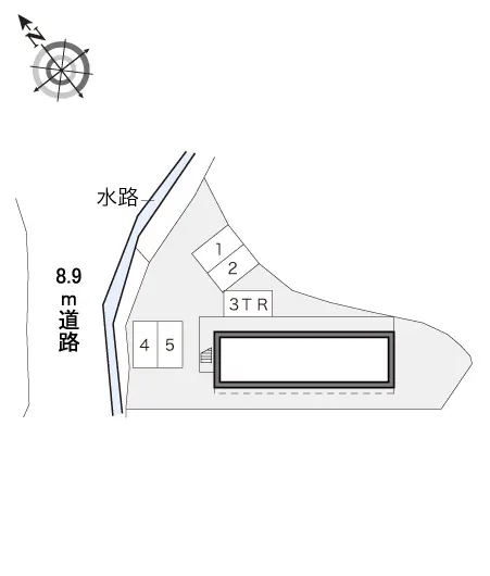 ★手数料０円★広島市安佐南区祇園８丁目　月極駐車場（LP）